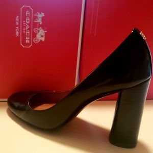 Coach Ophelia Box Calf Heels